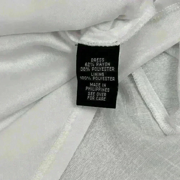 A Byer Womens M White Embroidered Halter Midi Dress Sleeveless Boho Cottagecore - Picture 6 of 12